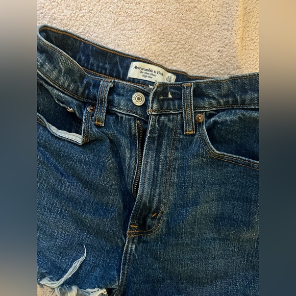 3 for $40 Abercrombie & Fitch High Rise Denim Shorts . 

$15 for each - Picture 2 of 11